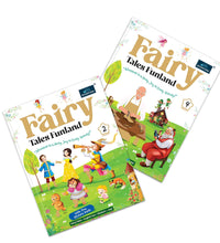 Fairy Tales Funland - Part 2 & 4 (Set of 2): Fun Story + Activity Books with Free Stickers for Kids
