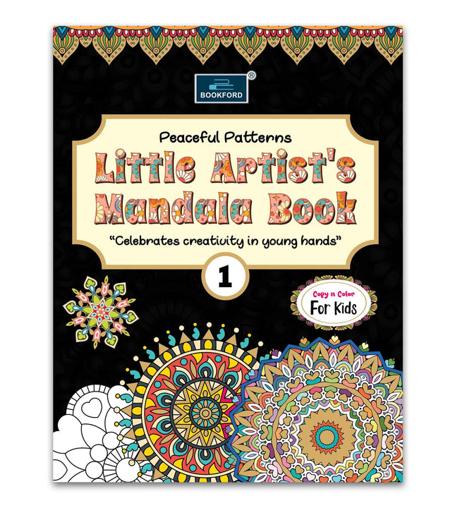 Peaceful Patterns Little Artist's Mandala Book -1 for kids and childrens