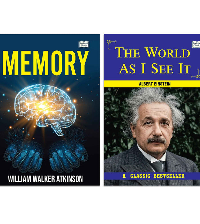 The World as I See And Memory - Set of 2 Novels | Classic Philosophy, Self-Help & Memory Improvement Books.