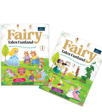 Fairy Tales Funland - Part 1 & 3 (Set of 2): Fun Story + Activity Books with Free Stickers - Classic Tales, English Practice & Creative Joy for Kids