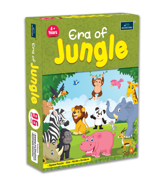 Era Of Jungle Jigsaw Puzzle Game & Fun And Learning 96 Pieces