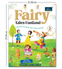 Fairy Tales Funland - Part 2 & 3 (Set of 2): Fun Story + Activity Books with Free Stickers for Kids