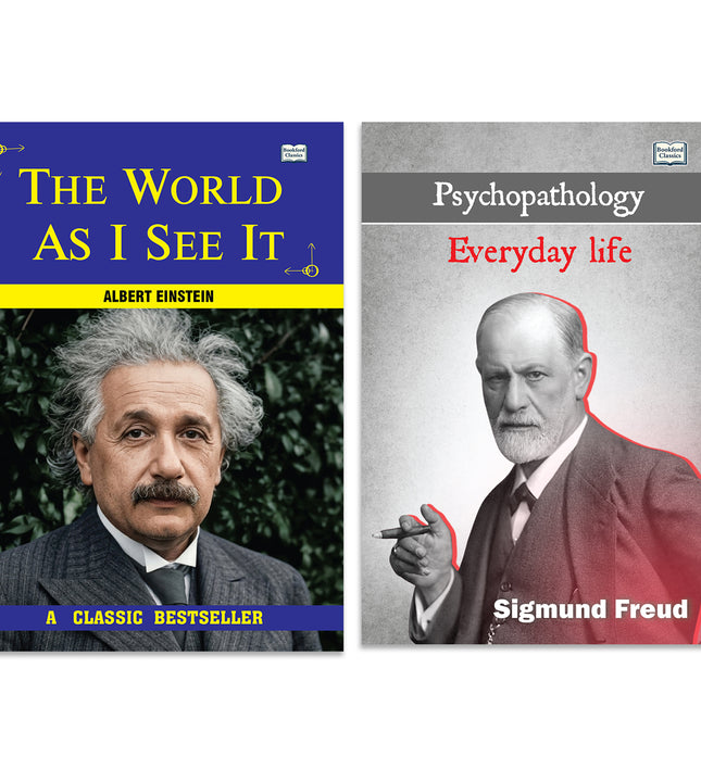 The Psychopathology of Everyday Life and The World As I See It - Set of 2 | Psychology, Human Behavior, Science and Philosophy Books .