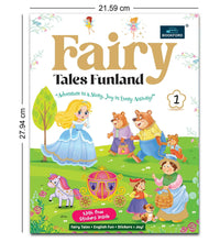 Fairy Tales Funland - Part 1, 3 & 4 (Set of 3): Fun Story + Activity Books with Free Stickers - Enjoy Fairy Tales, English Fun & Creative Learning for Kids