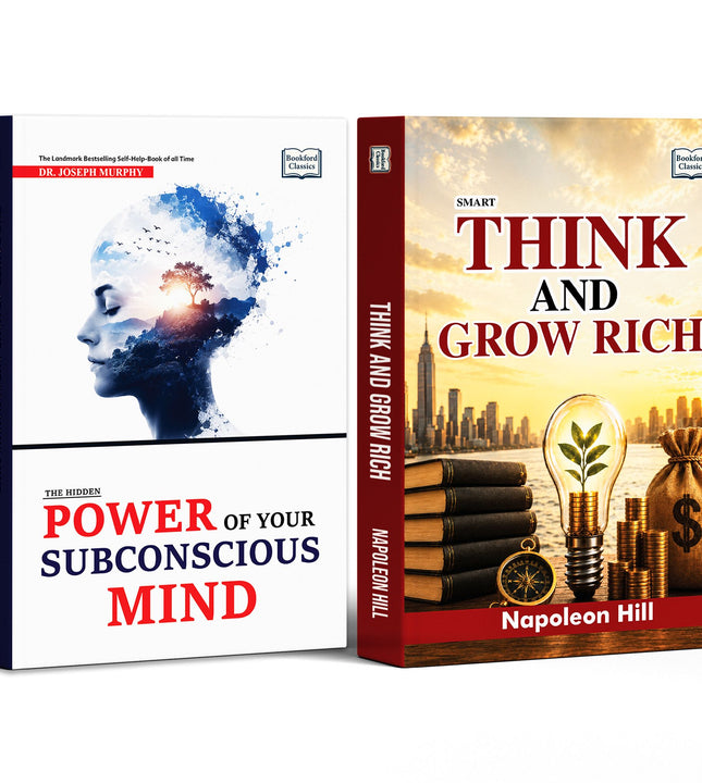 Power of Your Subconscious Mind The Hidden And Think and Grow Rich Smart Set of 2 Self-Help Books for Positive Thinking, Success, Wealth & Personal Growth