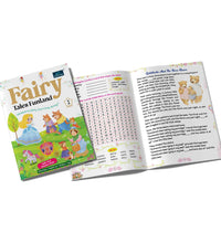 Fairy Tales Funland - Part 1, 2 & 3 (Set of 3): Fun Story + Activity Books with Free Stickers - Magical Tales, English Activities & Creative Fun for Kids