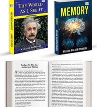 The World as I See And Memory - Set of 2 Novels | Classic Philosophy, Self-Help & Memory Improvement Books.