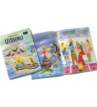 Illustrated Tales of Krishna, Vishnu, Shiv & Ram (Set of 4 Books) - Divine Legends and Sacred Adventures with Mythological Heroes Filled with Stunning Illustrations for Kids