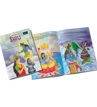 Illustrated Tales of Ganesh, Shiv, Devis & Ram (Set of 4 Books) - Divine Legends and Sacred Adventures with Mythological Heroes Filled with Stunning Illustrations for Kids