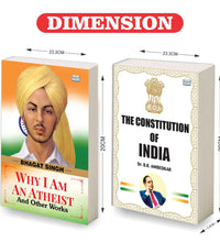 Why I Am an Atheist and Other Works, The Constitution of India and Annihilation of Caste | Bhagat Singh and Dr. B. R. Ambedkar Book Combo | Democracy Equality Social Reform and Political Thought Paperback Set