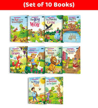Fables World for Kids (Set of 10 Books) | Classic Moral Story Books for Children - Age 3+ Years