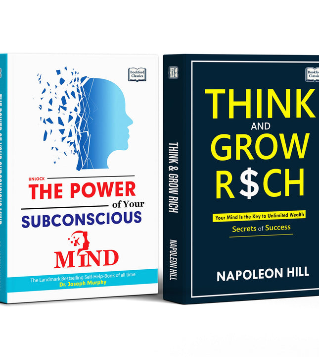 The Power of Your Subconscious Mind Unlock Novel And Think and Grow Rich Secrets of Success Set of 2 Books for Success, Positive Thinking, Personal Growth & Wealth