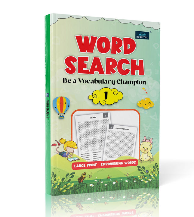 Word Search be a Vocabulary Champion Book-1 for Kids - Booster Activity and Crossword Puzzle Book - Age 3+ Years